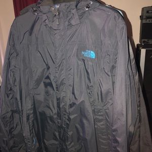 Black Northface Raingear 2 Layer Jacket